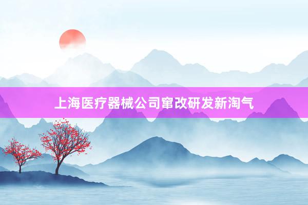 上海医疗器械公司窜改研发新淘气